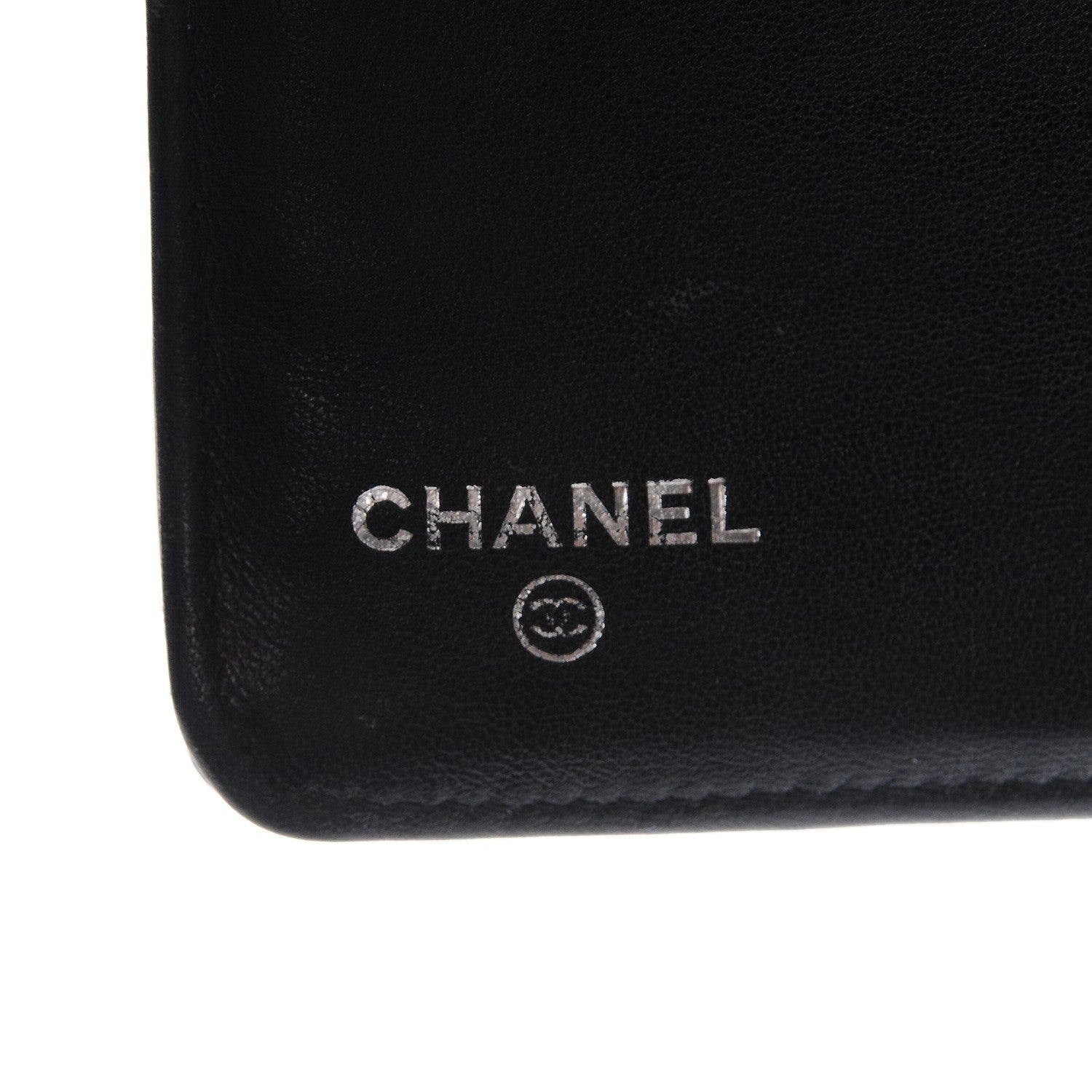 Chanel Patent Quilted Zip Pocket Wallet Black 6 of 8