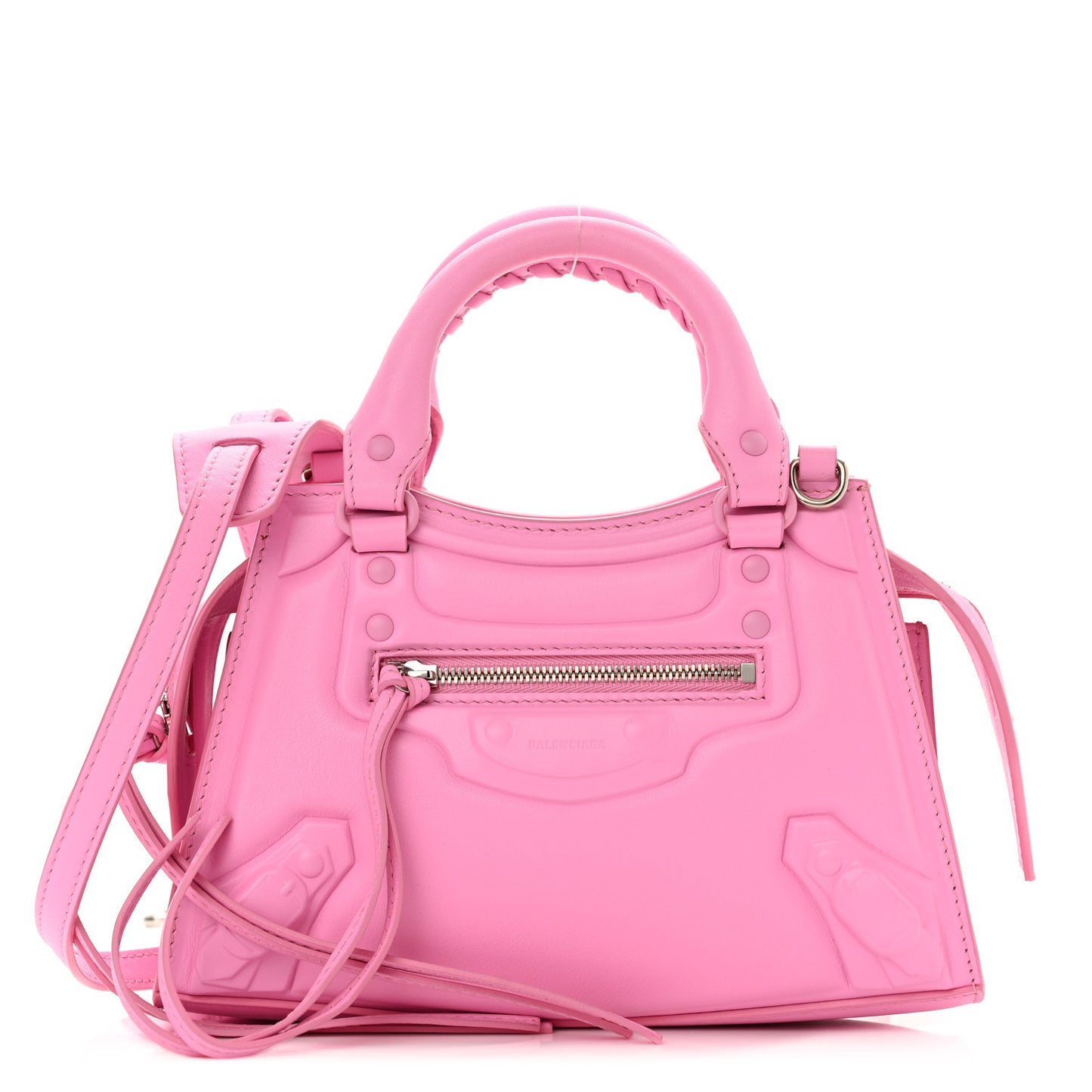 Cake Calfskin Tonal Hardware Mini Neo Classic City Rose