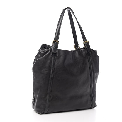 Gucci Calfskin Large Britt Shoulder Bag Black 3 of 14