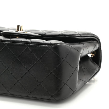 Chanel Lambskin Quilted Mini Square Flap Black 10 of 10