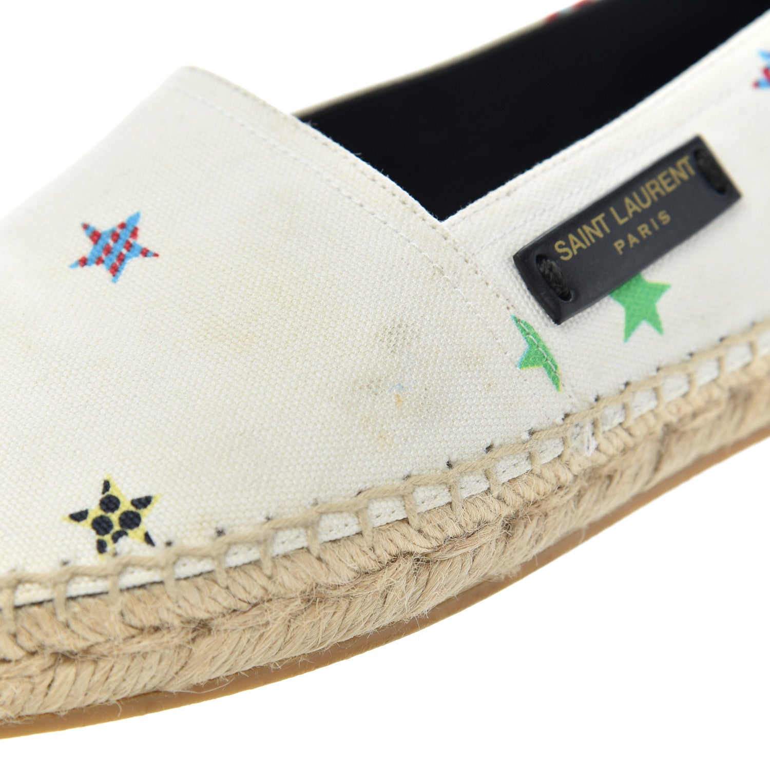 Saint Laurent Canvas Stars Espadrilles 37 13 of 17