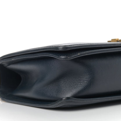 Chanel Calfskin Quilted New Medium Boy Flap Navy Blue 5 of 9