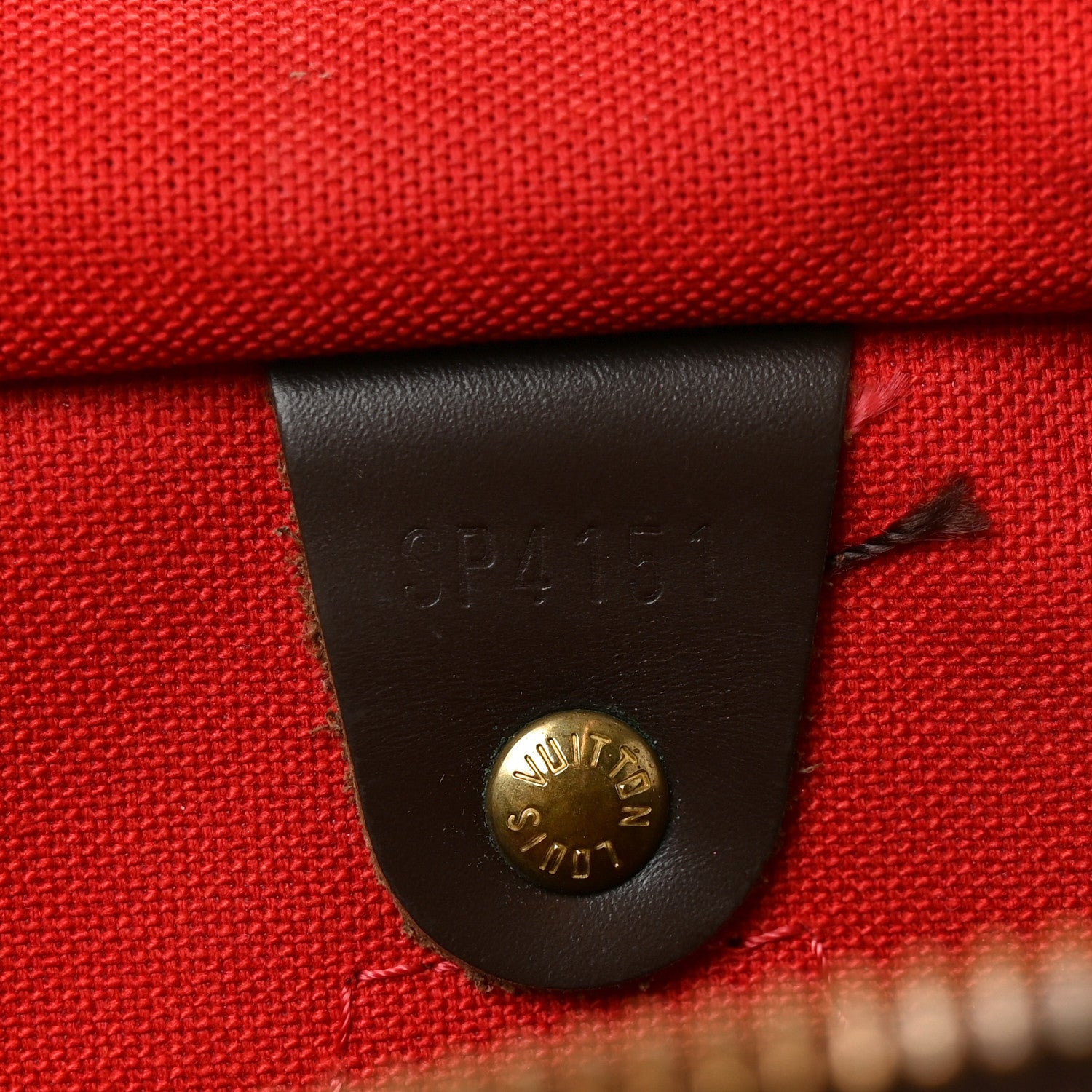 Louis Vuitton Damier Ebene Speedy 35 7 of 11