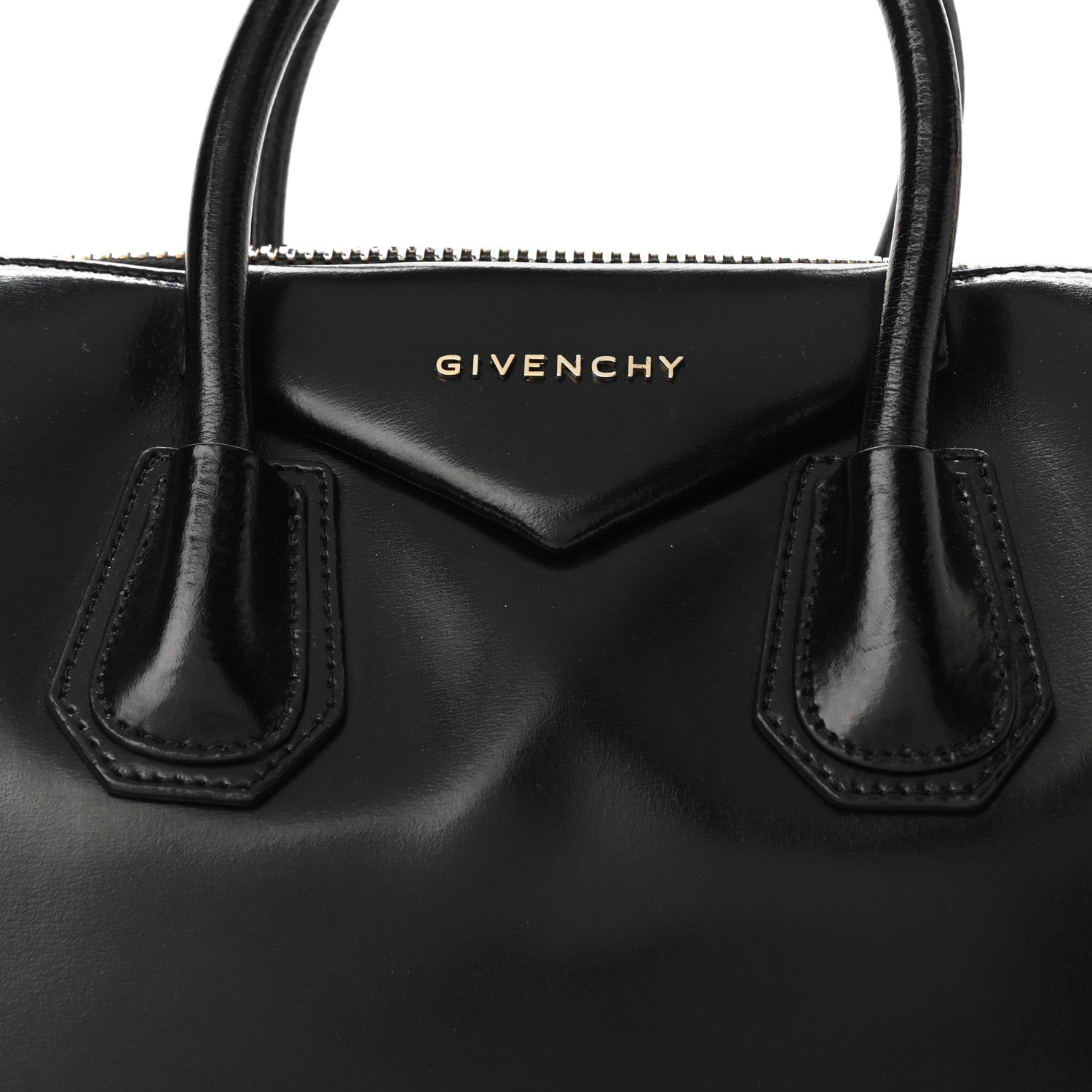 Givenchy Shiny Lord Calfskin Medium Antigona Black 8 of 12