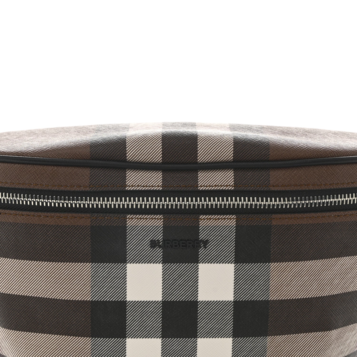 Burberry E-canvas Check Cason Bum Bag Dark Birch Brown 9 of 11