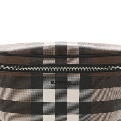 Burberry E-canvas Check Cason Bum Bag Dark Birch Brown 9 of 11