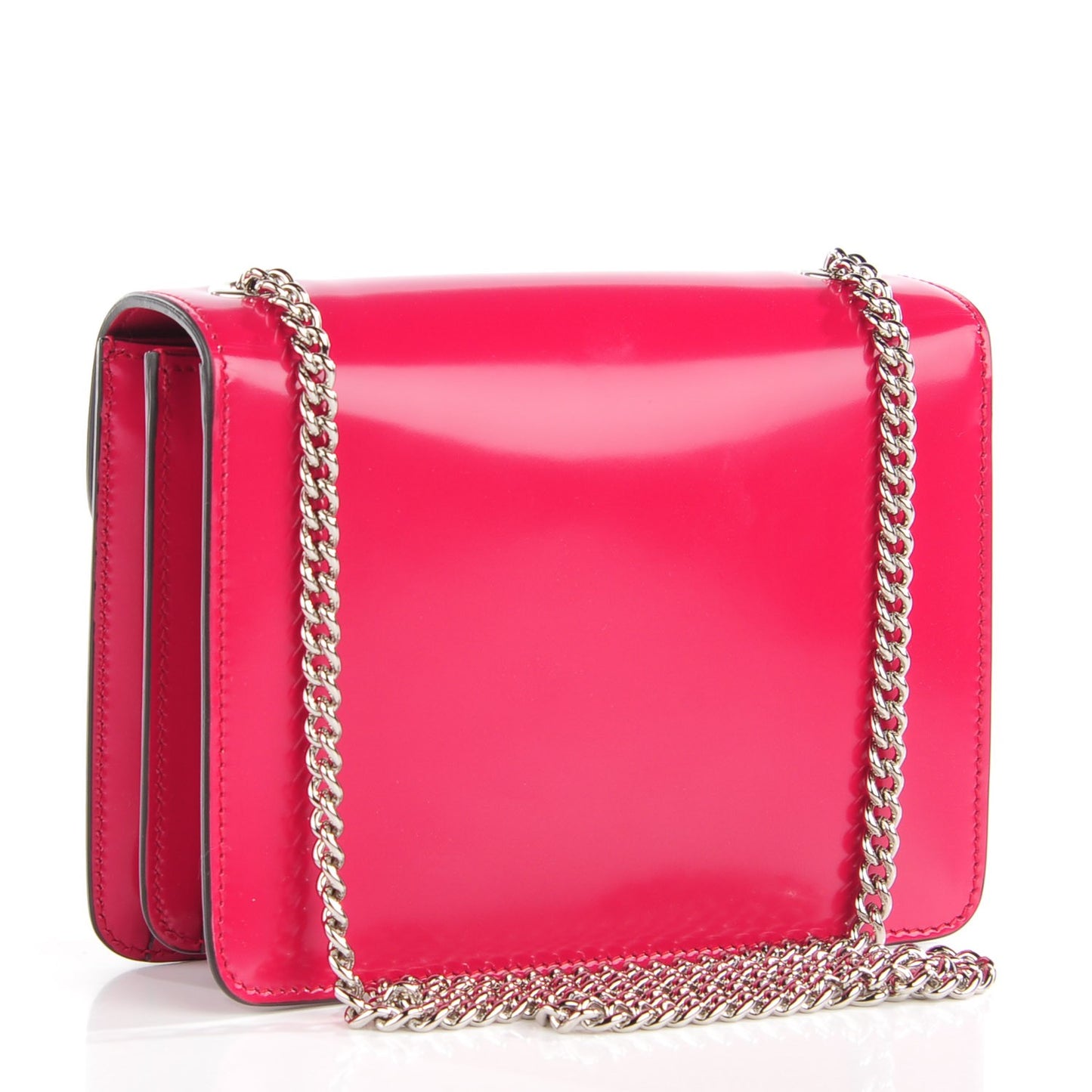 Shade Lux Calfskin Small Interlocking G Shoulder Bag Petunia
