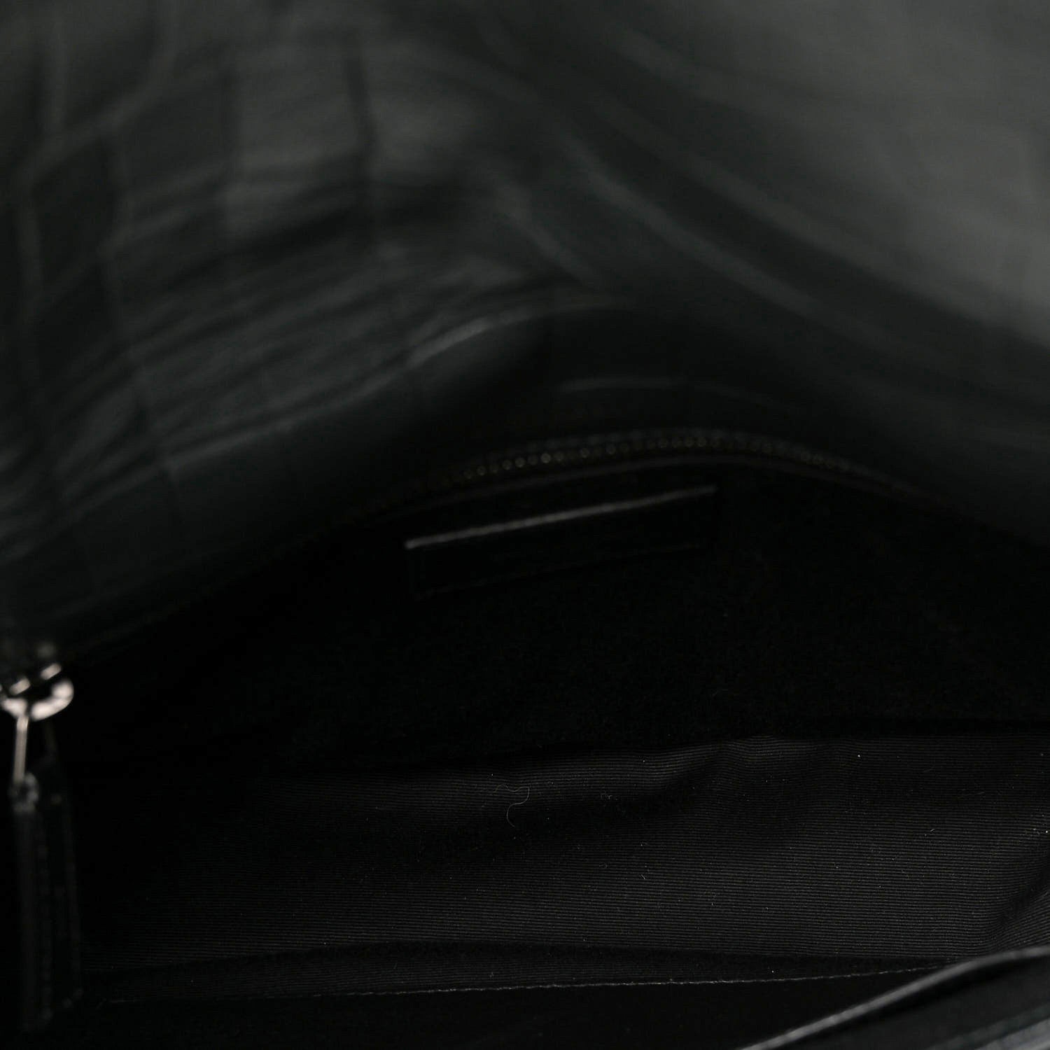 Saint Laurent Calfskin Crocodile Embossed Monogram Medium Niki Chain Satchel Algea 5 of 8