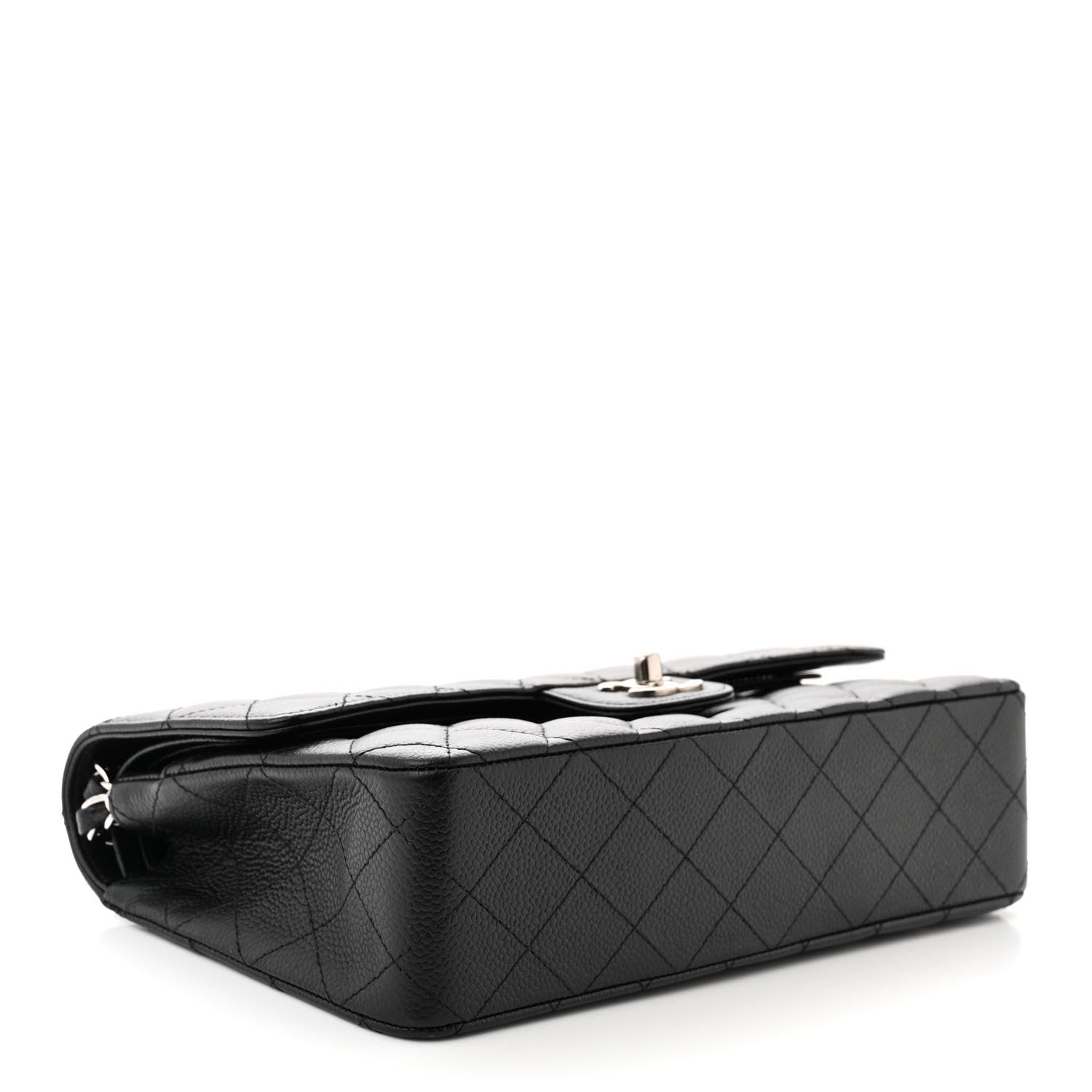 Chanel Caviar Quilted Medium Double Flap Black 4 of 11