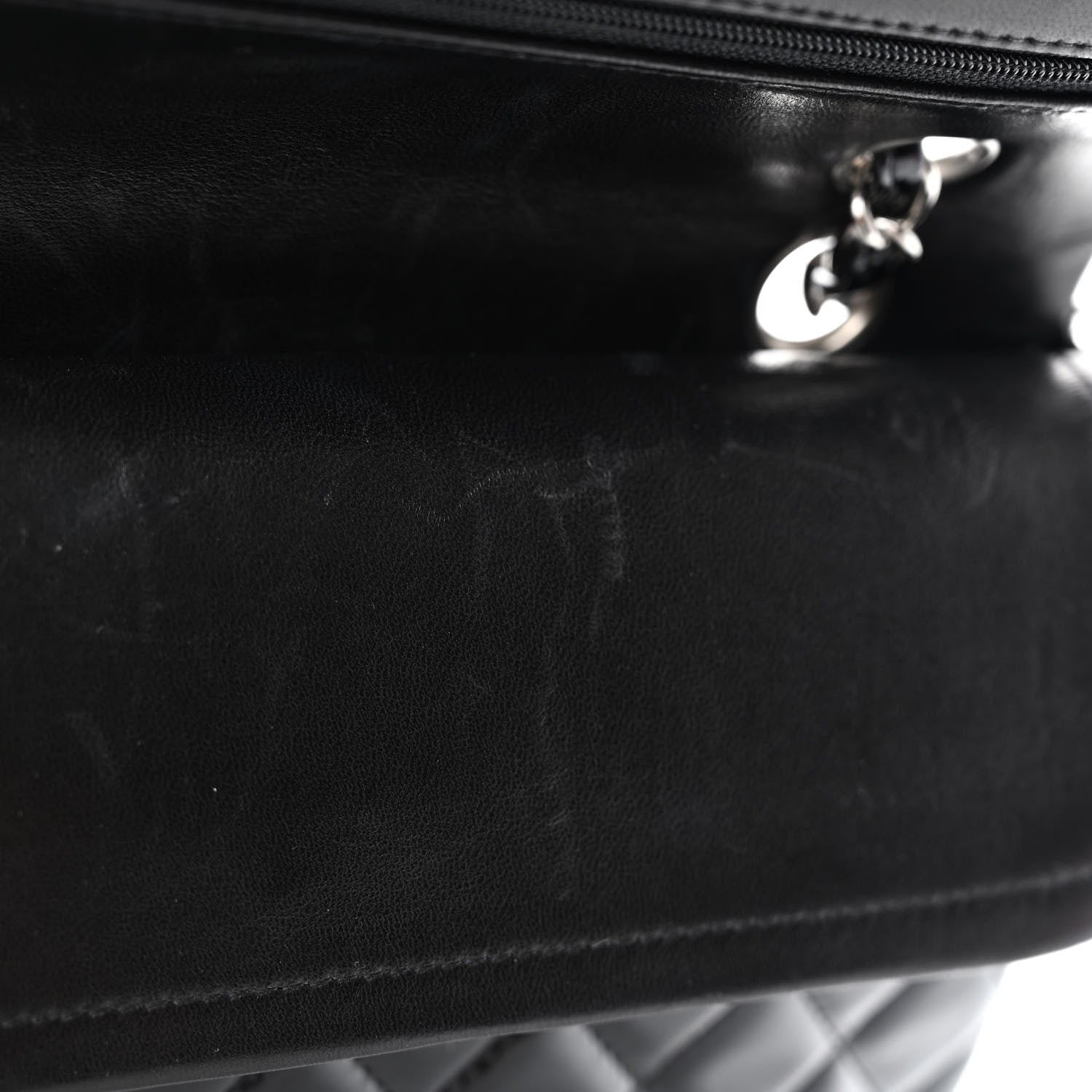 Chanel Patent Quilted Medium Double Flap Black 13 of 14