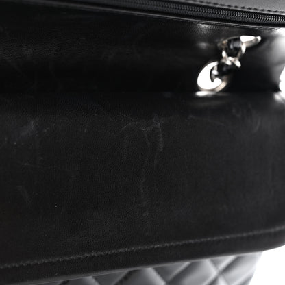 Chanel Patent Quilted Medium Double Flap Black 13 of 14