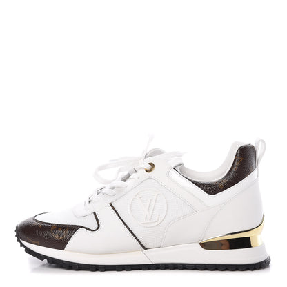 Louis Vuitton Calfskin Monogram Run Away Sneakers 40 White 1 of 10