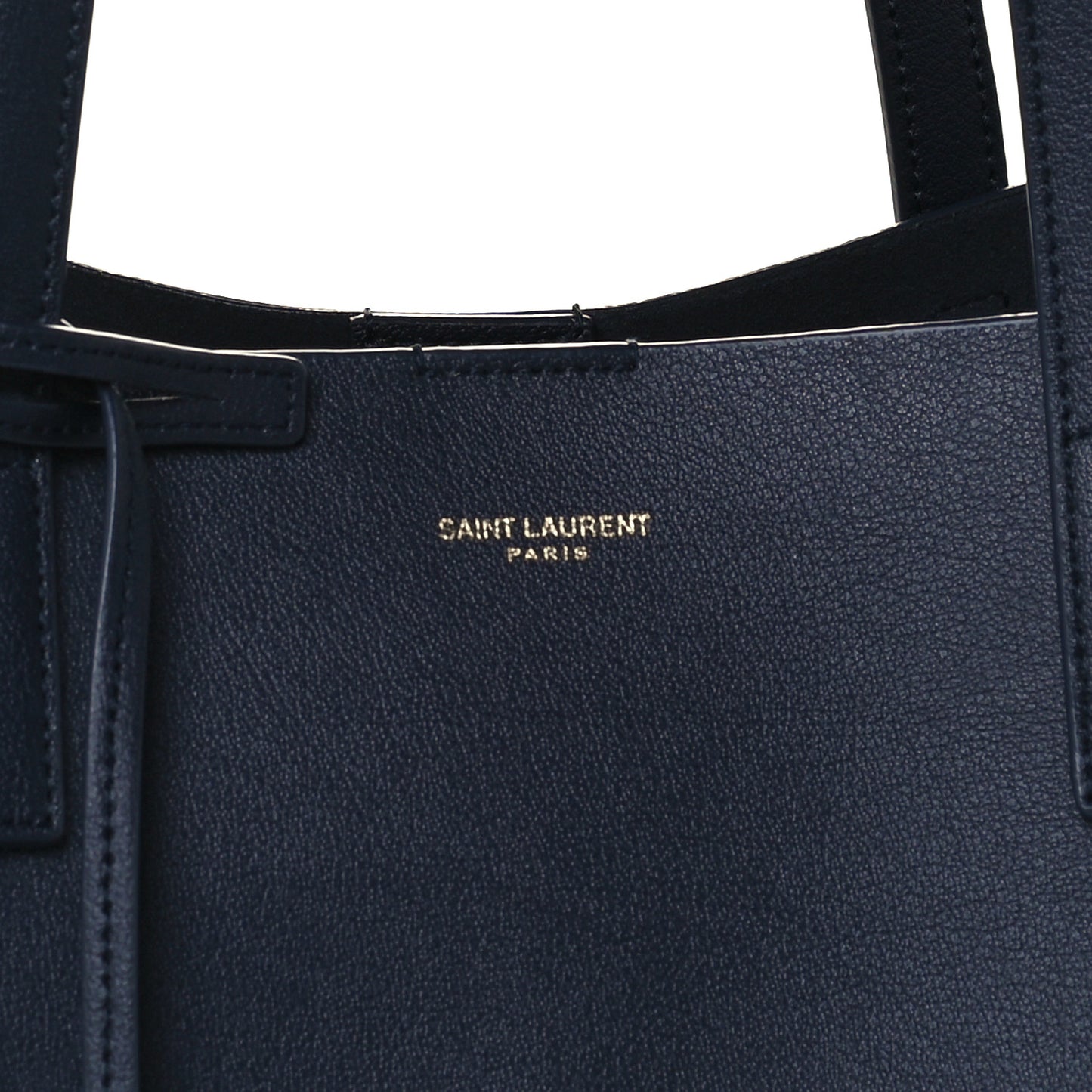 Calfskin Large Shopping Tote Deep Marine