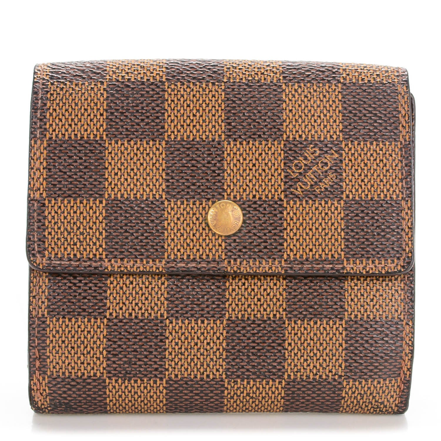 Louis Vuitton Damier Ebene Elise Wallet 1 of 8
