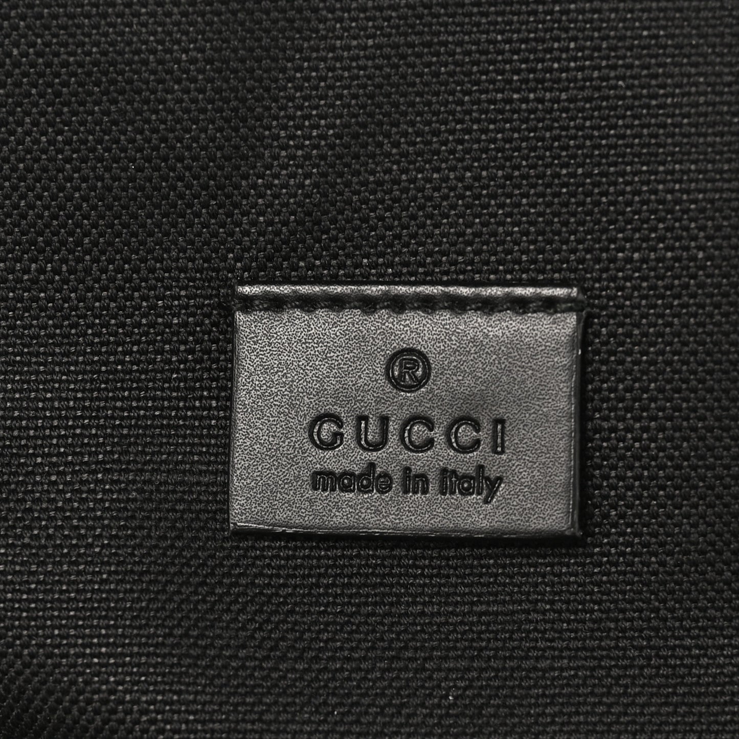 GG Supreme Monogram Web Belt Bag Black Grey