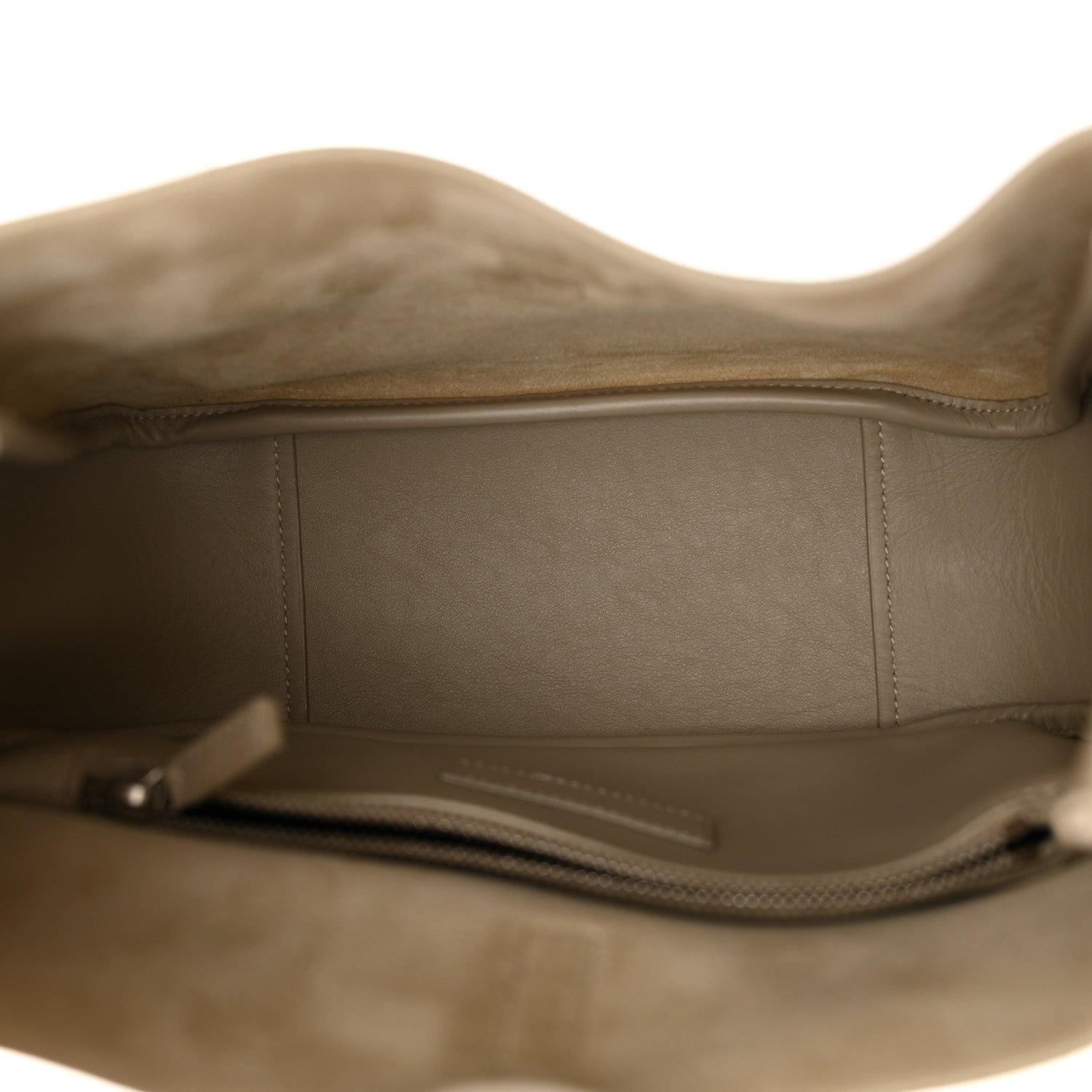 Saint Laurent Smooth Calfskin Small Le 5 A 7 Soft Hobo Sea Salt 5 of 10