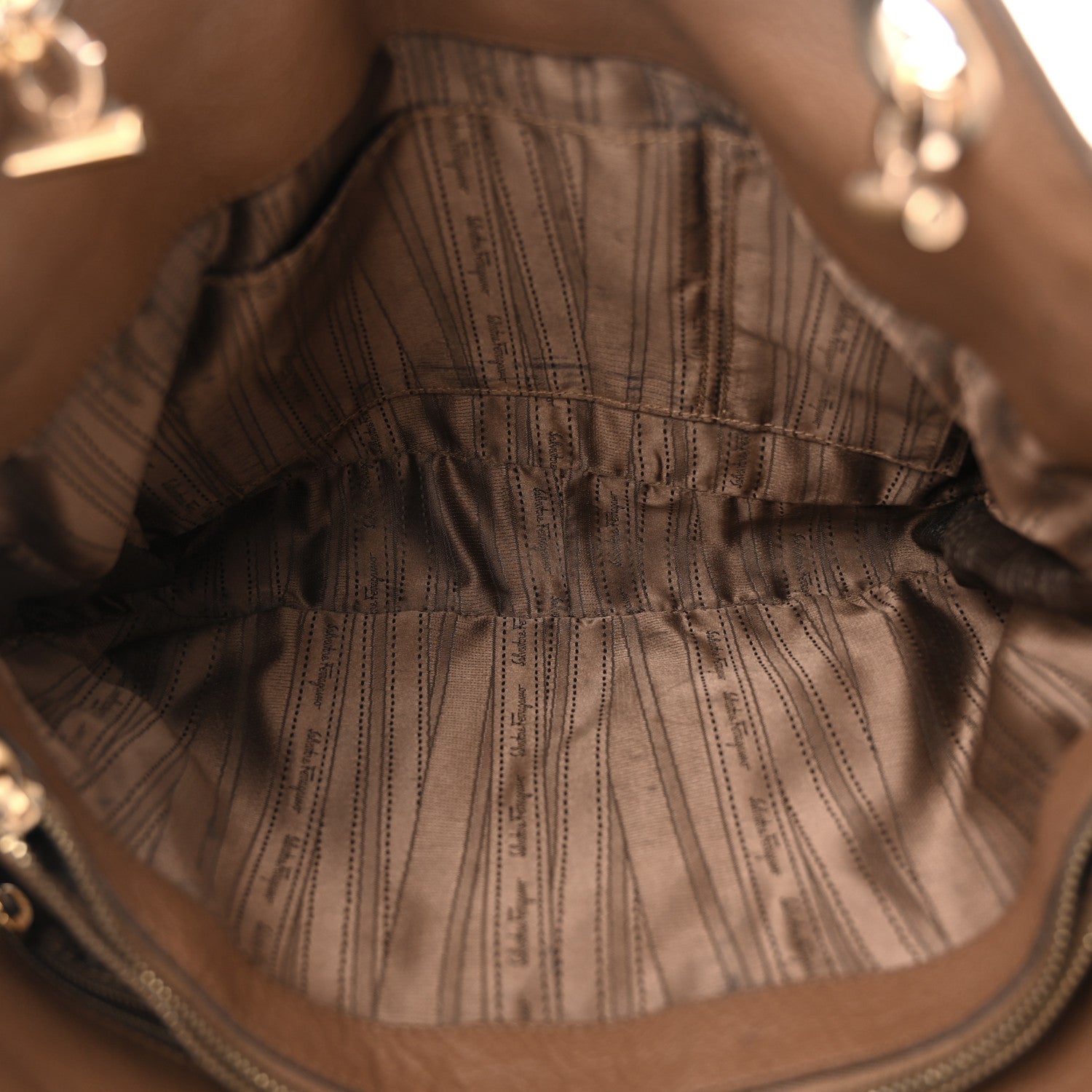 Salvatore Ferragamo Buffalo Betulla Tote Brown 5 of 15