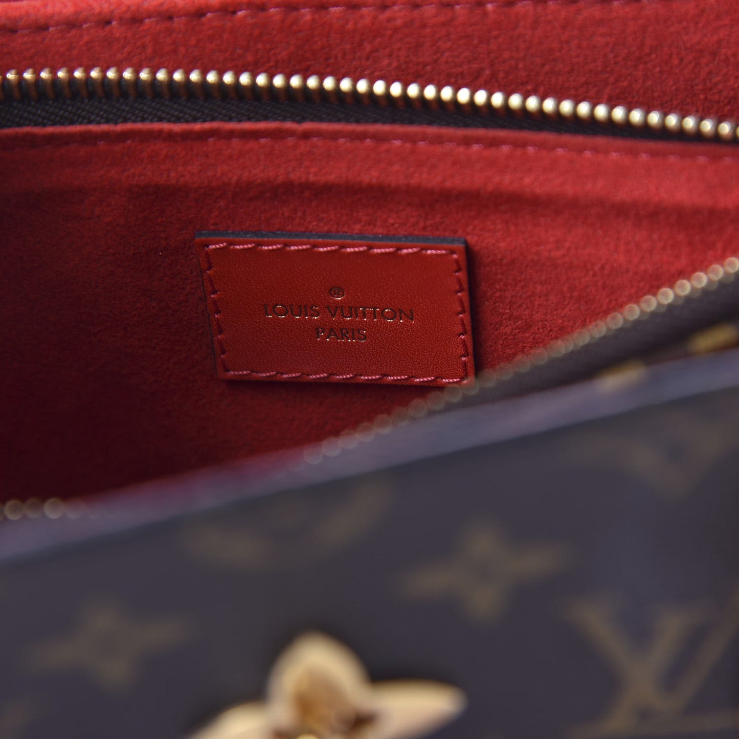 Monogram Flower Tote Coquelicot