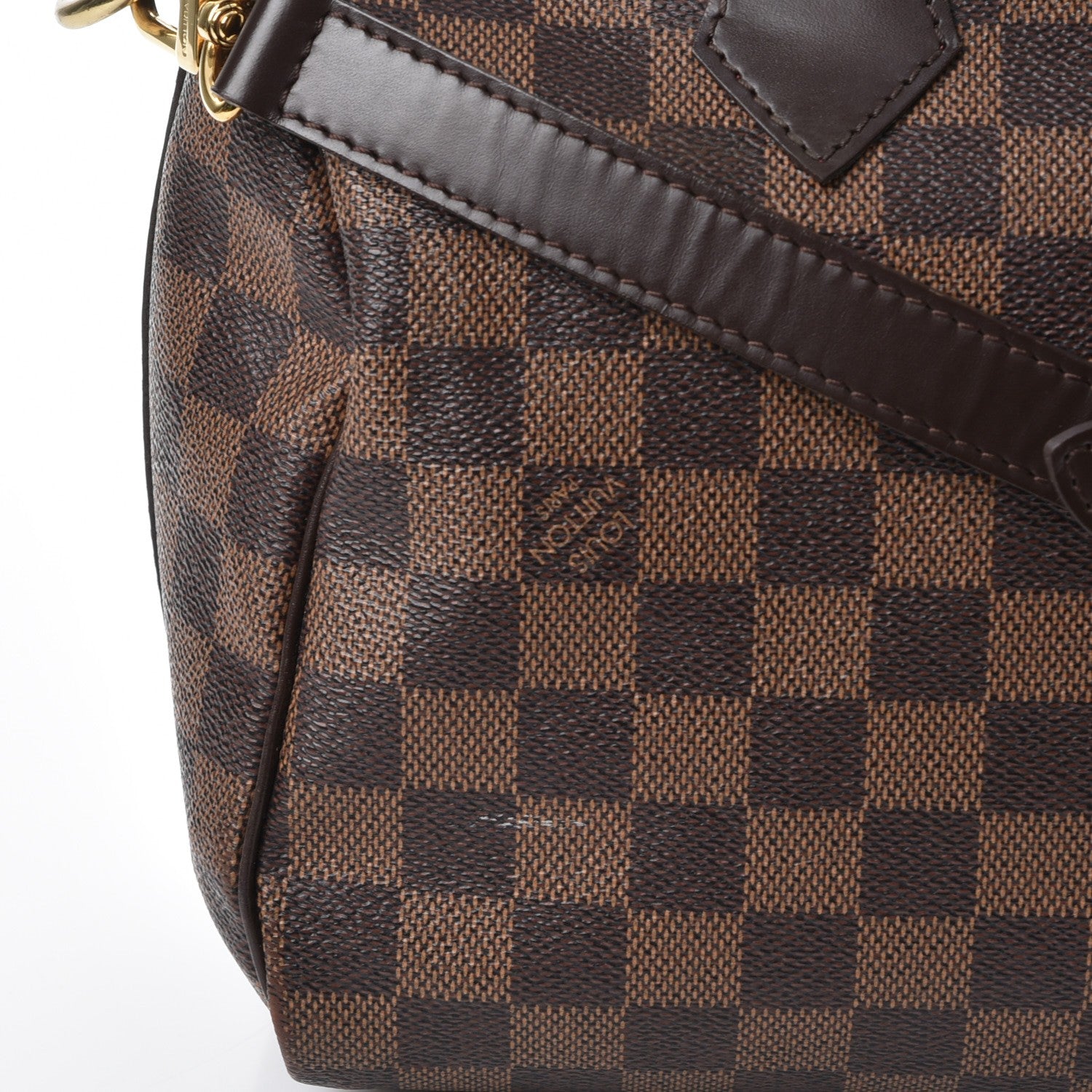 Louis Vuitton Damier Ebene Speedy Bandouliere 25 10 of 10