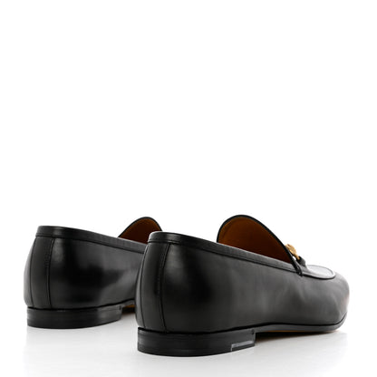 Gucci Calfskin Horsebit Mens Jordaan Loafers 10.5 Black 4 of 12
