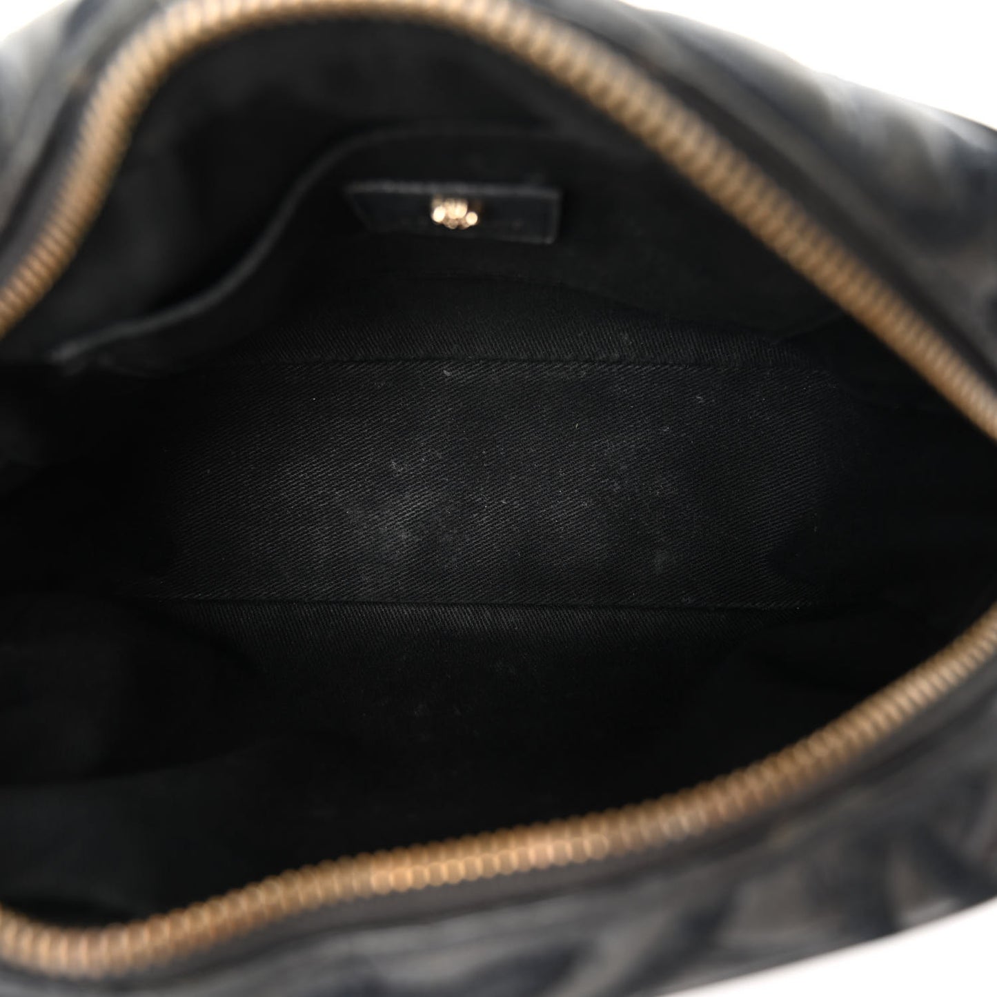 Nappa Embroidered Baroque Palazzo Camera Bag Black