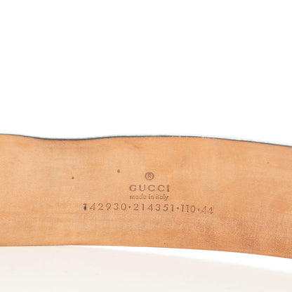 Gucci Monogram Interlocking G Belt 110 44 Belt Dark Brown 5 of 6