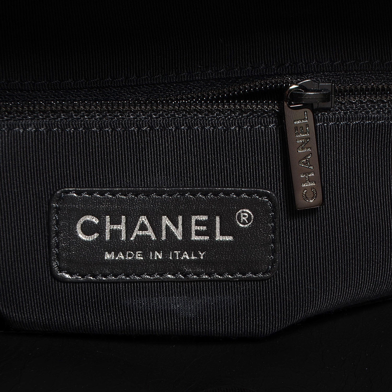 Chanel Calfskin Large Chain Me Tote Dark Grey Metallic 6 of 8