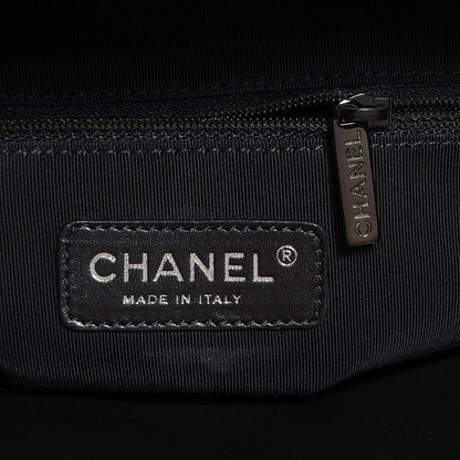 Chanel Calfskin Large Chain Me Tote Dark Grey Metallic 6 of 8