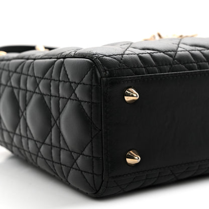 Christian Dior Lambskin Cannage Small My ABCDior Lady Dior Black 8 of 11