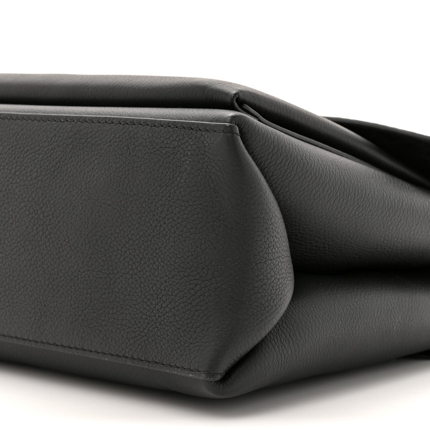 Soft Calfskin My Lockme Top Handle Black