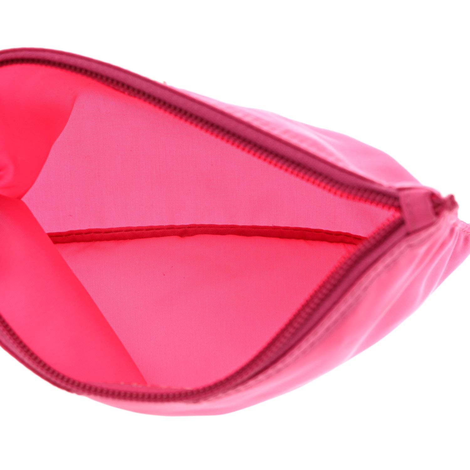 Prada Tessuto Nylon Small Flat Pouch Fuxia 5 of 9