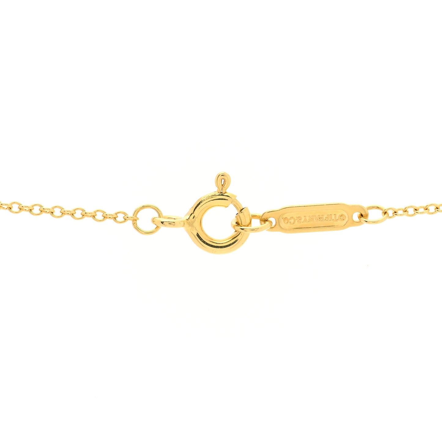 18K Yellow Gold 1837 Interlocking Circles Pendant Necklace