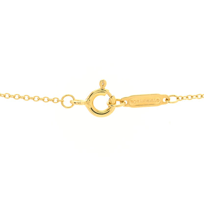 Tiffany 18K Yellow Gold 1837 Interlocking Circles Pendant Necklace 4 of 5