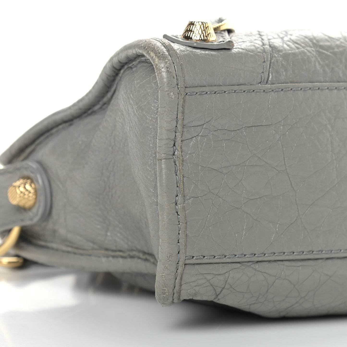 Agneau Giant 12 Gold Hardware Mini City Gris Pyrite