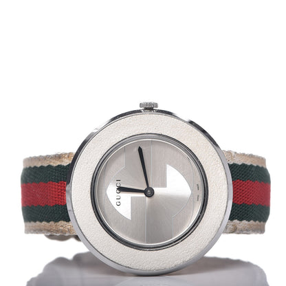 Gucci Stainless Steel Nylon 36mm U-Play Quartz Watch 3 of 16