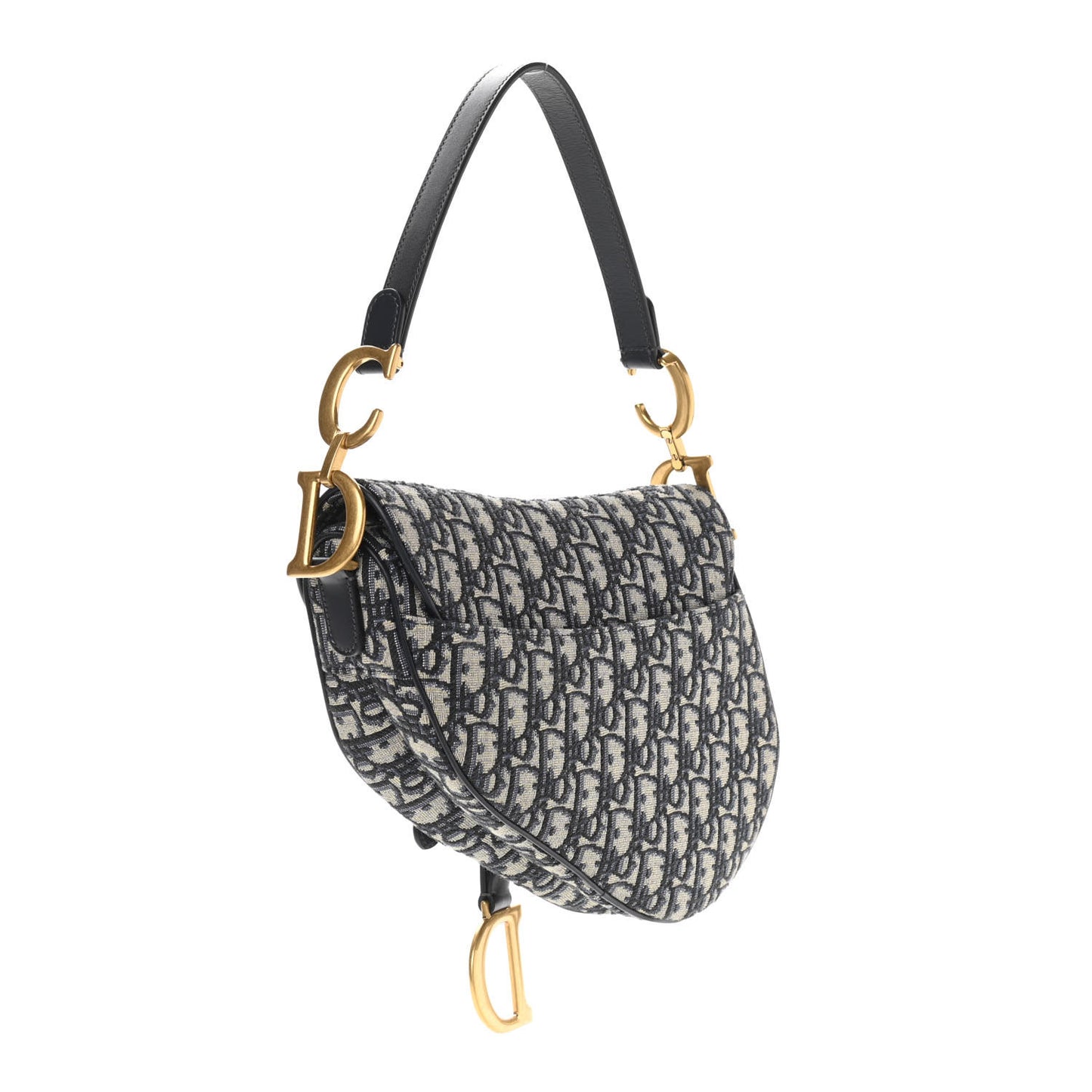 Oblique Saddle Bag Blue