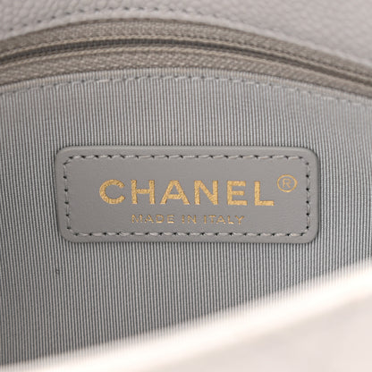 Chanel Caviar Quilted Small City Walk Flap Light Grey 6 of 11