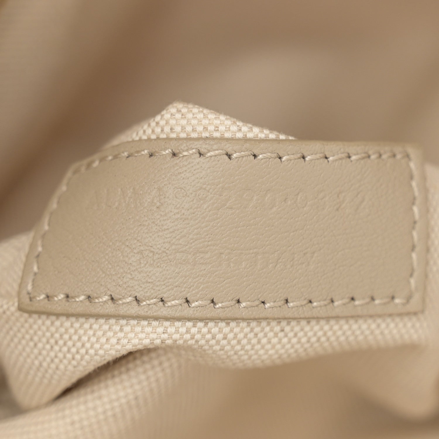 Saint Laurent Linen Calfskin Rive Gauche Tote Beige Sea Salt 7 of 13