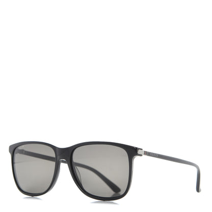 Gucci Square Frame GG0017S Sunglasses Black Grey 1 of 7