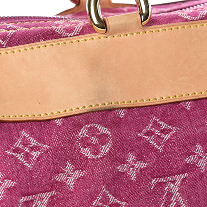 Louis Vuitton Monogram Denim Neo Speedy Fuchsia 10 of 15