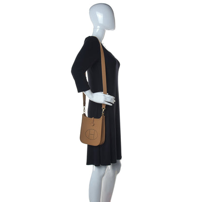 Hermes Taurillon Clemence Evelyne TPM Biscuit 2 of 11
