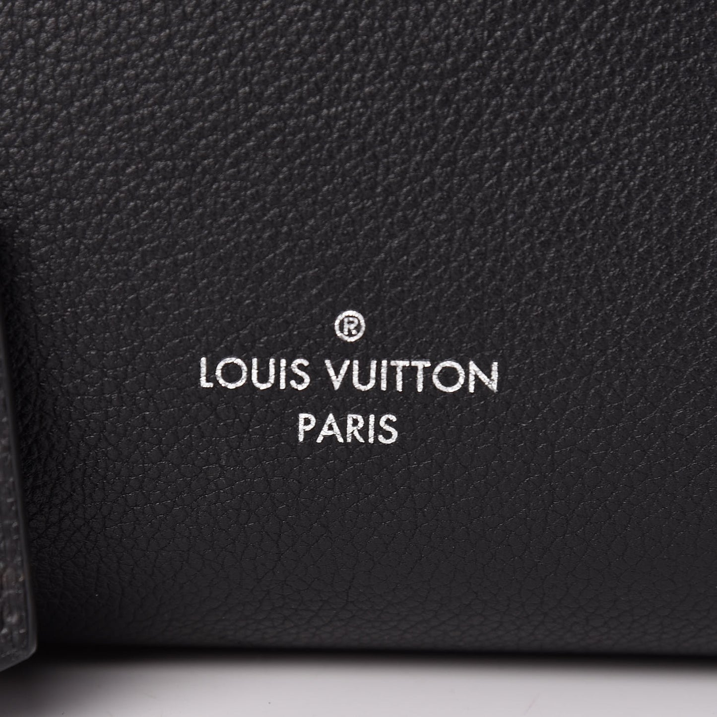 Calfskin Lockme Cabas Black