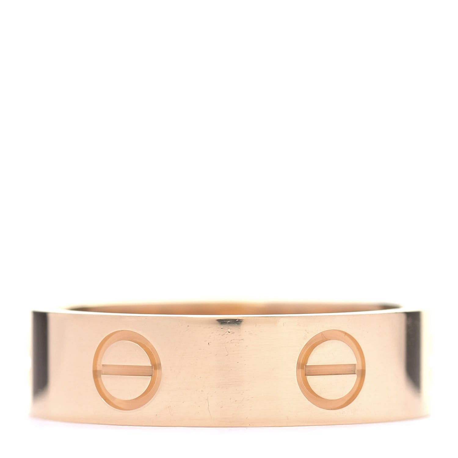 Cartier 18K Yellow Gold 5.5mm LOVE Ring 56 7.5 3 of 6