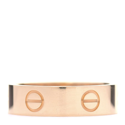 Cartier 18K Yellow Gold 5.5mm LOVE Ring 56 7.5 3 of 6