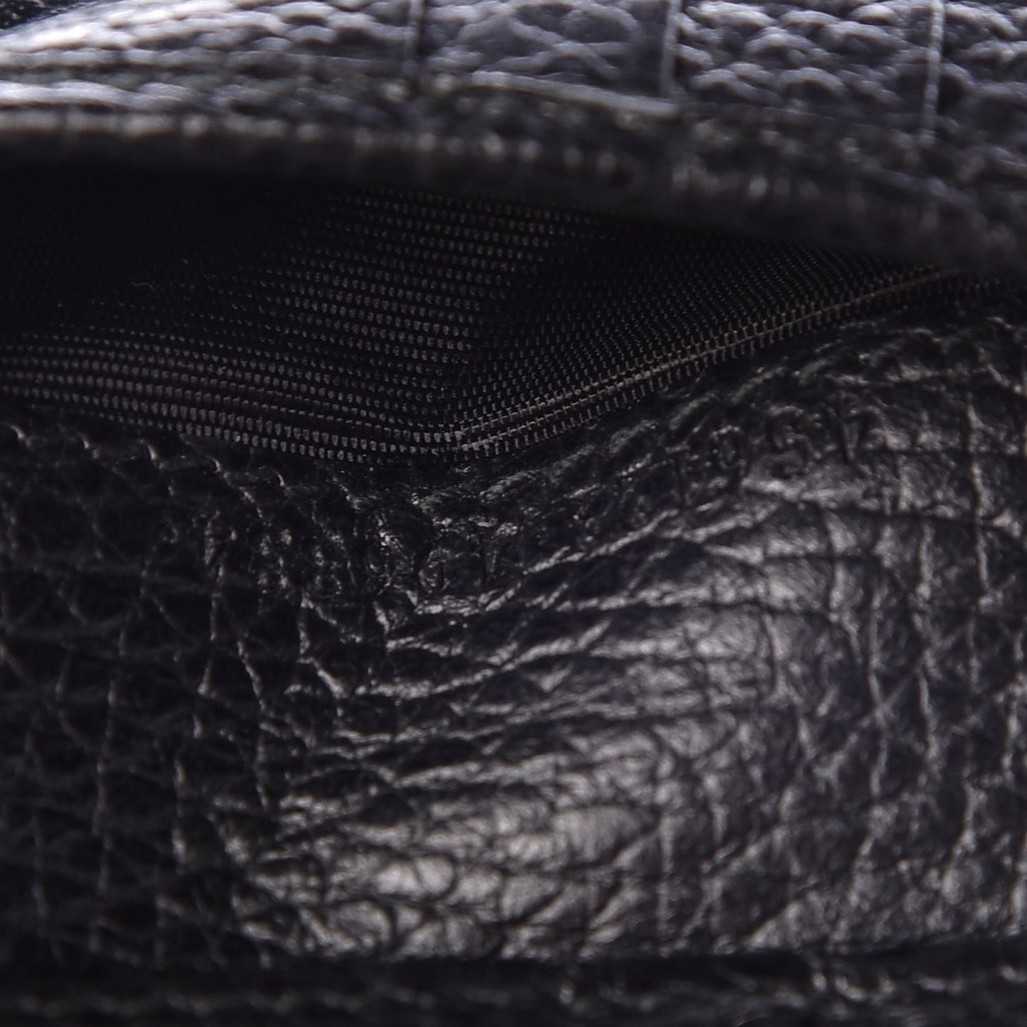 Dollar Calfskin Double G French Flap Wallet Black