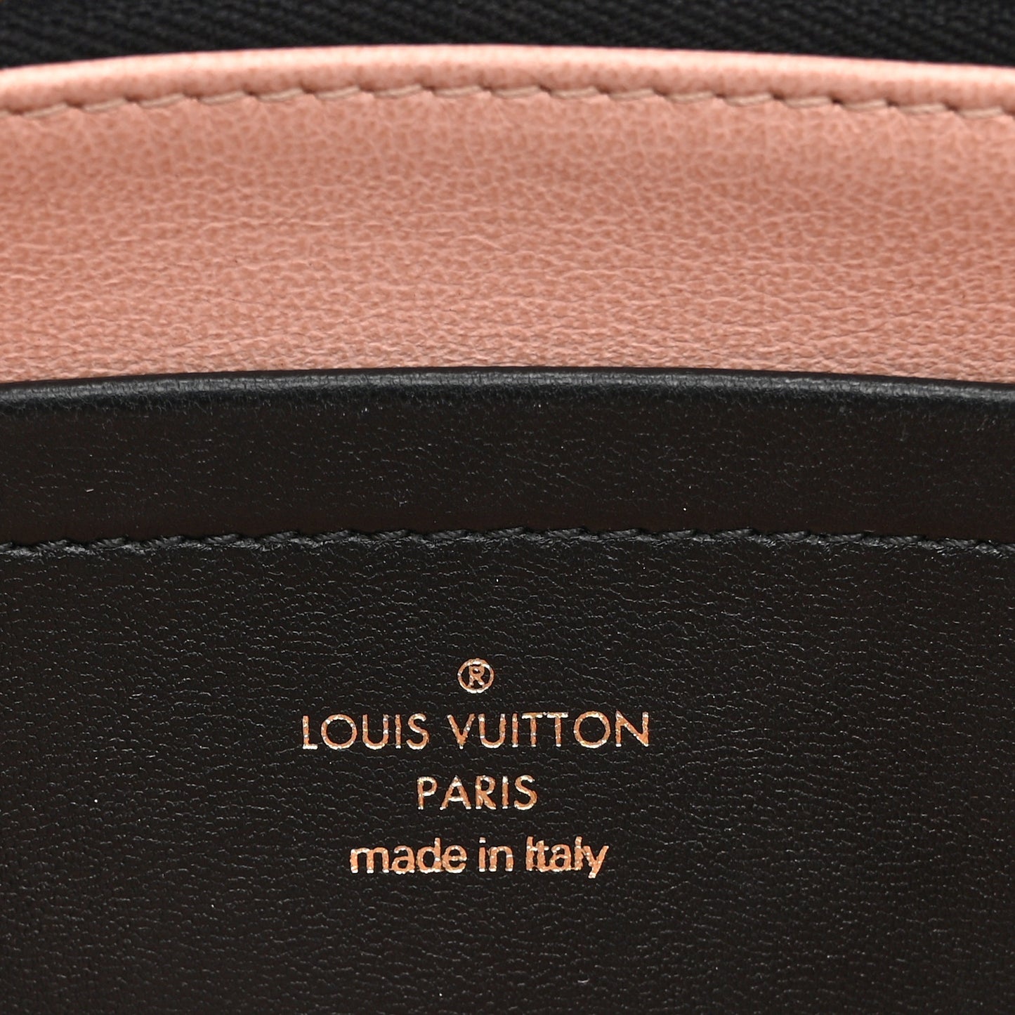 Lambskin Embossed Monogram Pochette Coussin Black