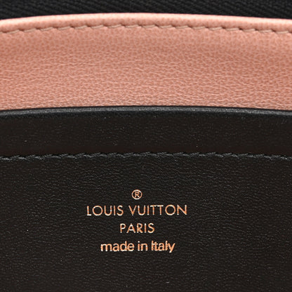 Louis Vuitton Lambskin Embossed Monogram Pochette Coussin Black 6 of 9