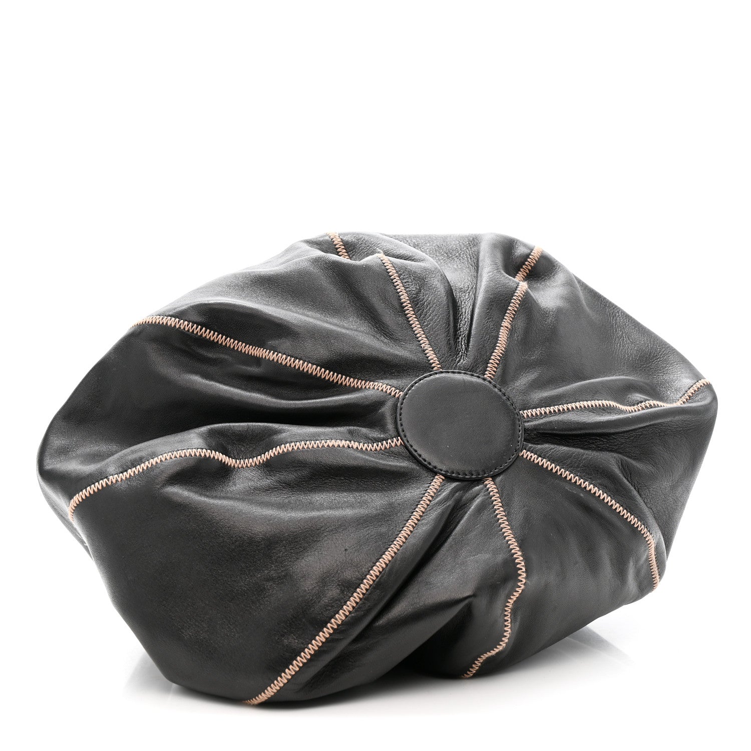 Chanel Lambskin Satin Reversible Sac Cordon Black 4 of 11