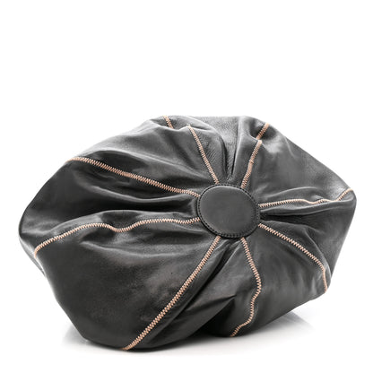 Chanel Lambskin Satin Reversible Sac Cordon Black 4 of 11