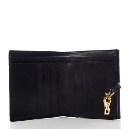 Gucci Monogram Compact Wallet Black 5 of 6